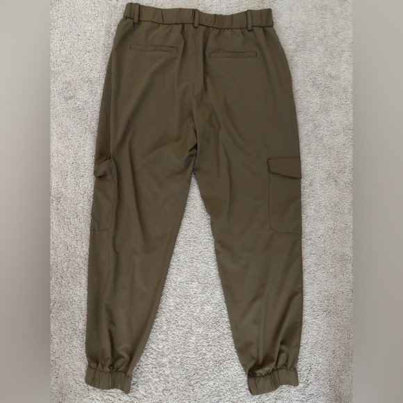 Banana Republic Women’s Olive Green/brown Cargo Jogger Pants Medium - Picture 2 of 4